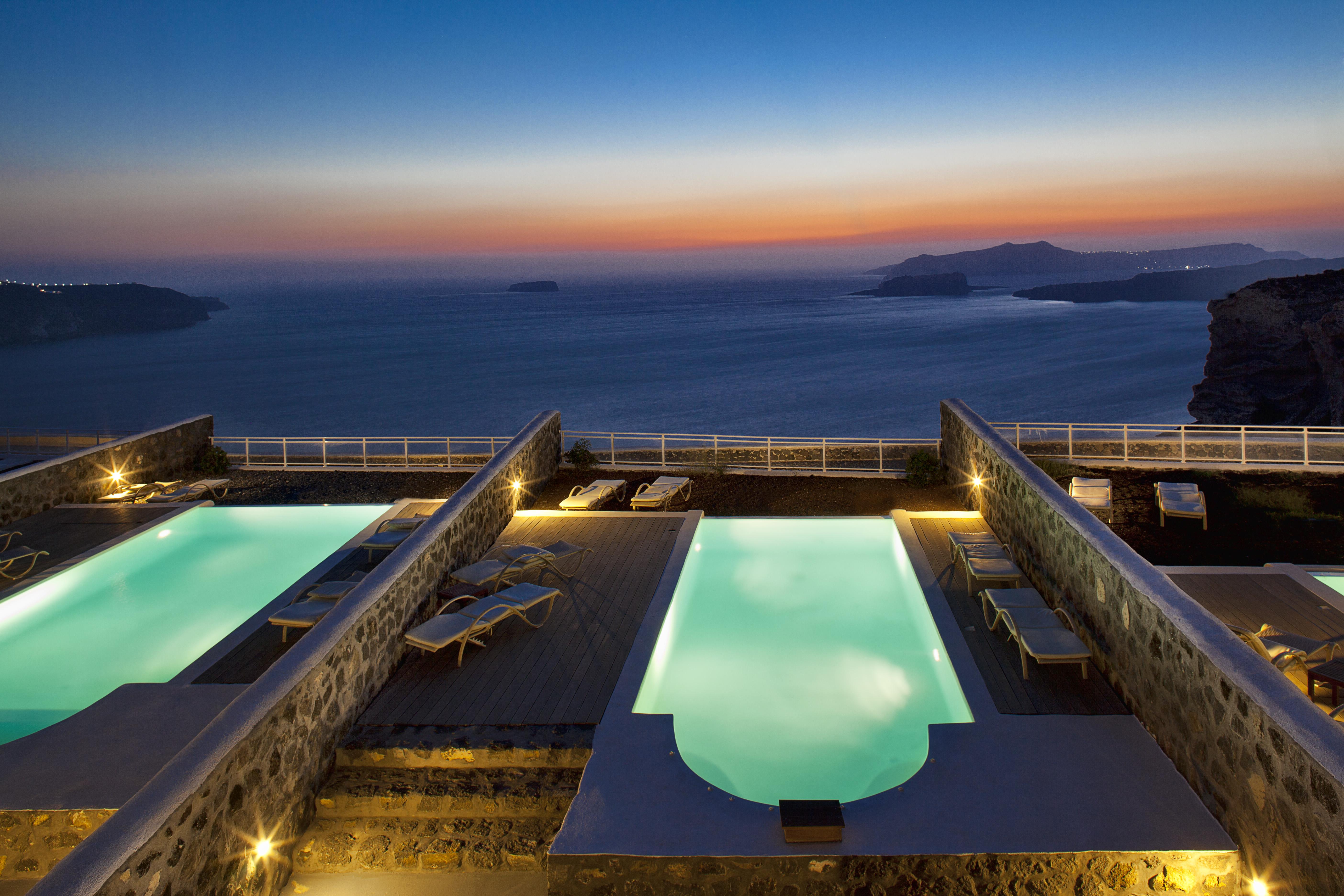 Thermes Luxury Villas And Spa (Adults Only) Megalochori  Extérieur photo