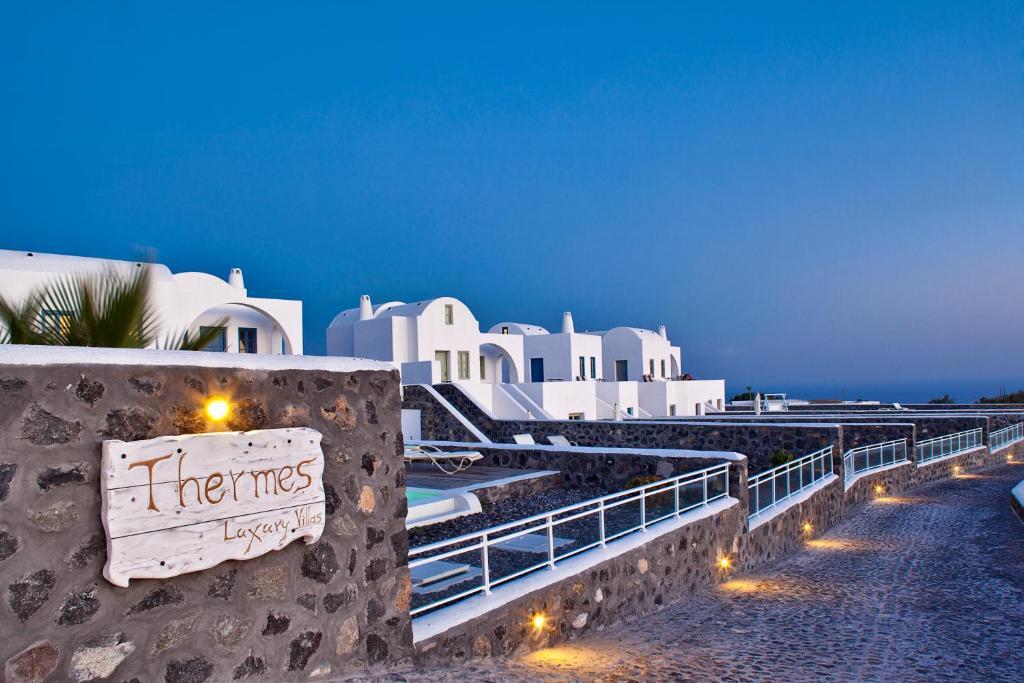 Thermes Luxury Villas And Spa (Adults Only) Megalochori  Extérieur photo